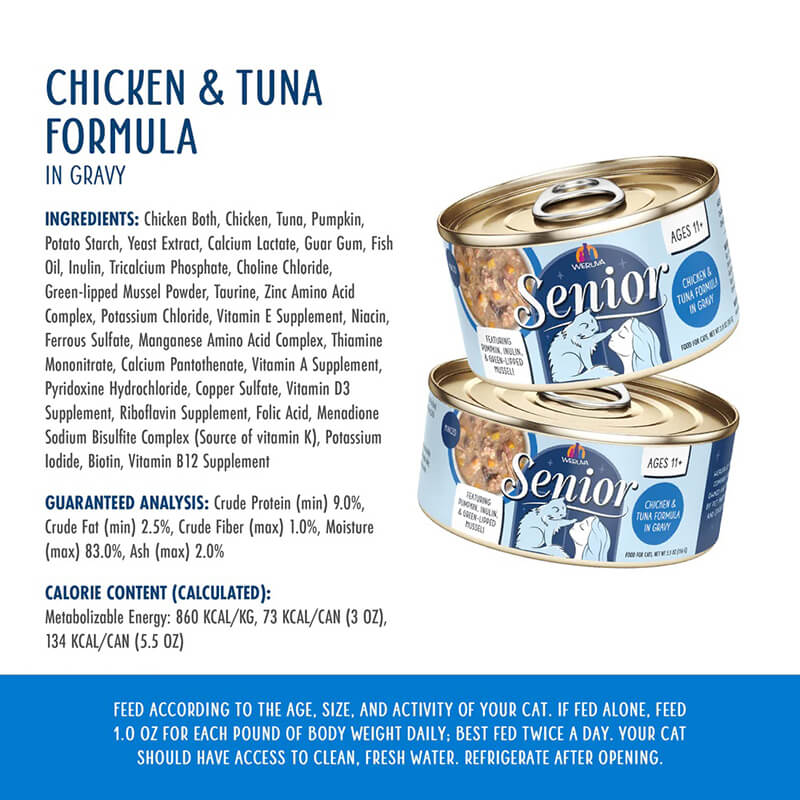 Weruva Senior Chicken & Tuna in Gravy