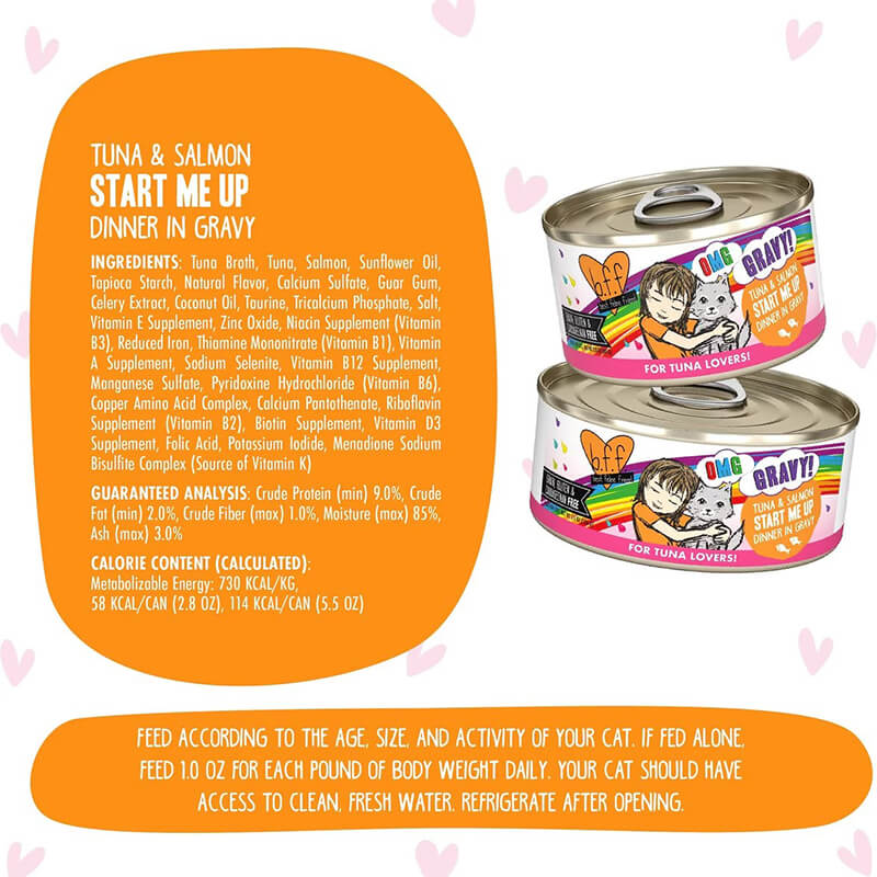 Weruva BFF OMG Tuna & Salmon Start Me Up DISCONTINUED