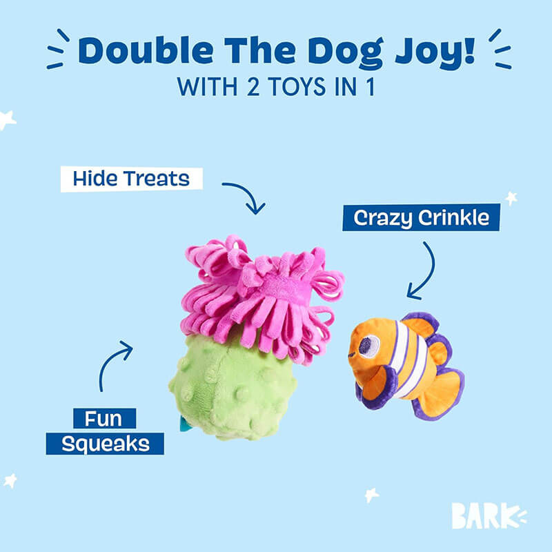 BARK Clown Fishing Around Plush Toy