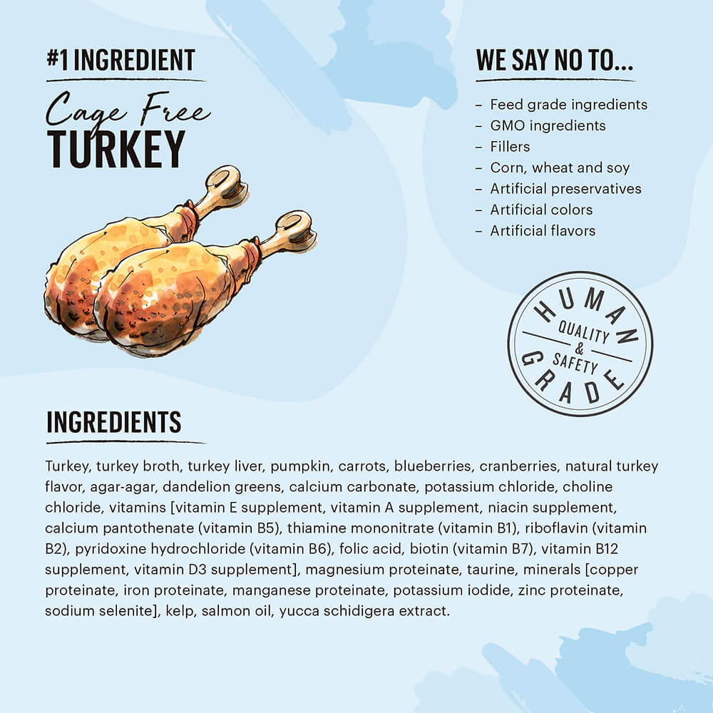 Honest Kitchen CÂTÉ Grain-Free Turkey Pate