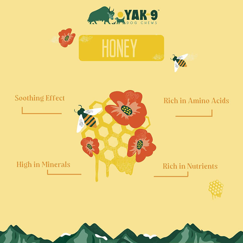 Yak9 Honey & Spirulina Cheese Chew