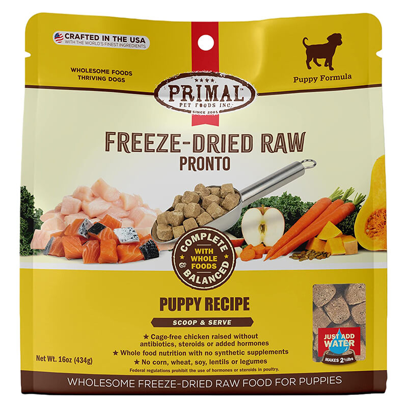 Primal Raw Pronto Puppy Recipe