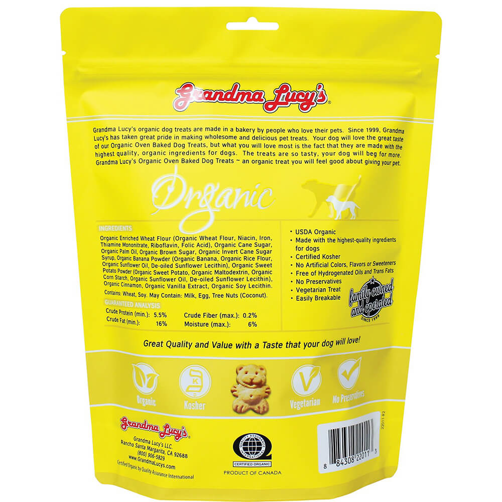 Grandma Lucy's Baked Organic Banana & Sweet Potato Treats