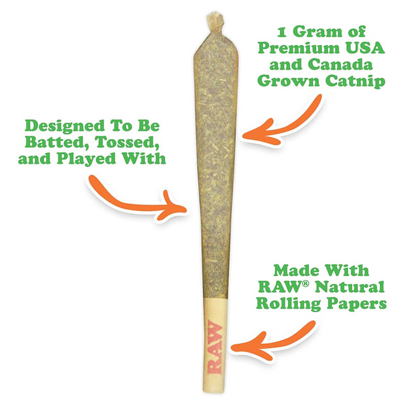 Meowijuana King-Size Catnip Filled Joints