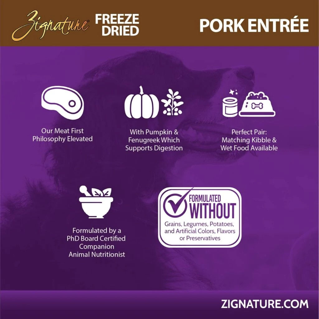 Zignature Freeze-Dried Pork