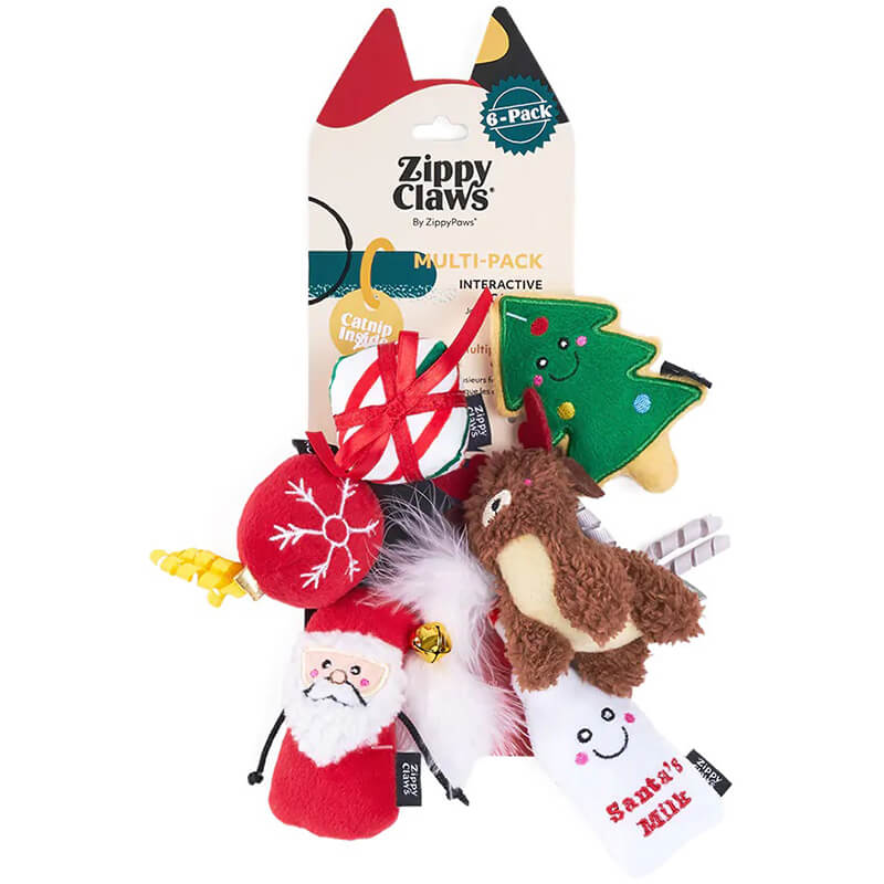 Zippy Claws Holiday Classics Cat Toys 6-Pack
