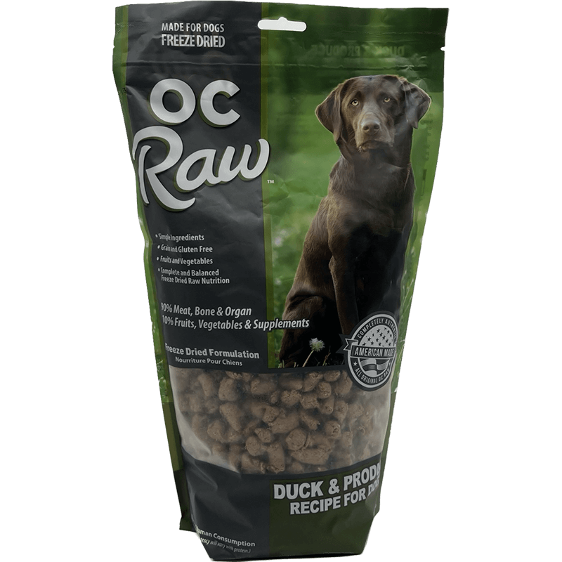 OC Raw Freeze-Dried Rox Duck & Produce