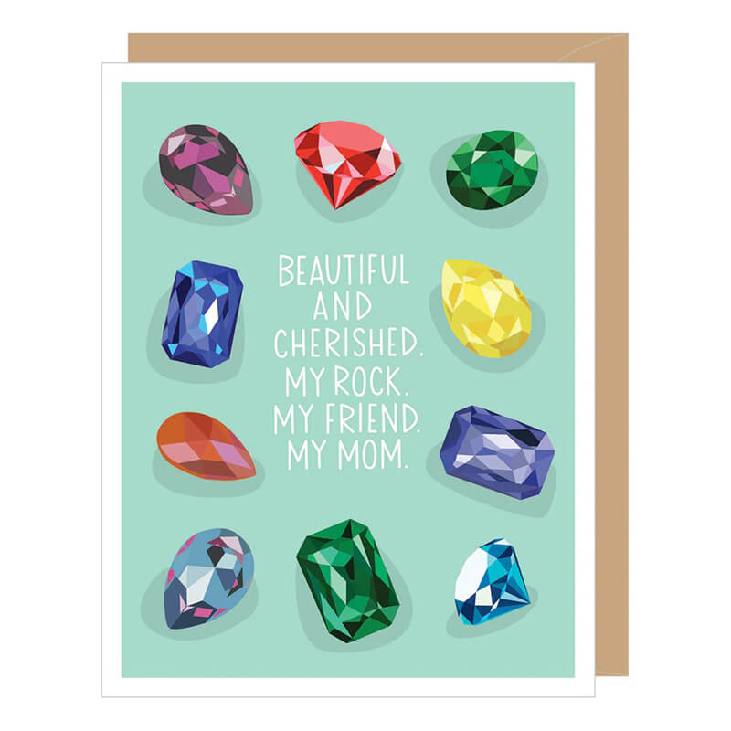 Apartment 2 Cards Mothers Day Card - Gems
