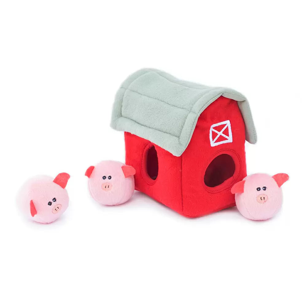 Zippy Paws Burrow Barn With Pigs