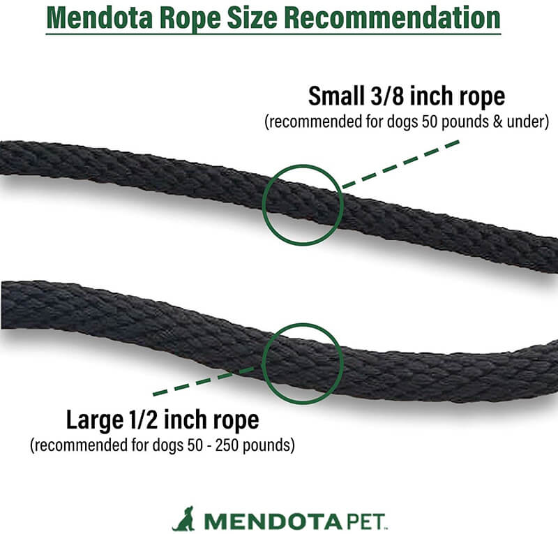 Mendota Rope Snap Leash