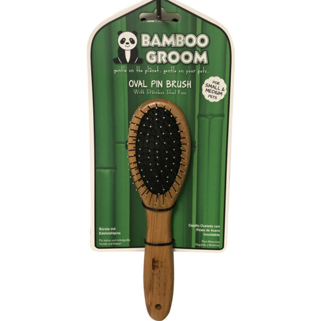 Bamboo Groom Oval Pin Brush