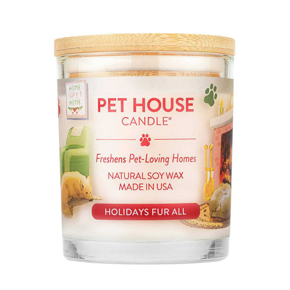 One Fur All Pet House Candle Holidays Fur All