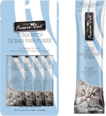 Fussie Cat Puree Lickable Treat Tuna & Ocean Fish