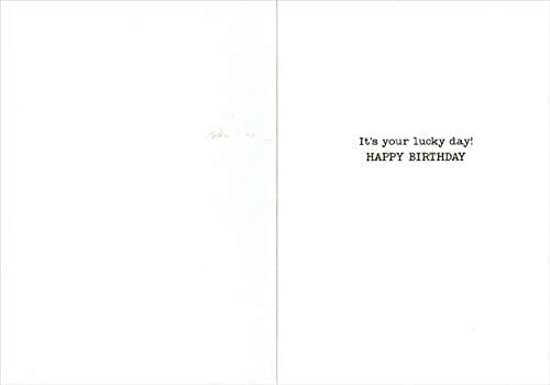 Avanti America Collection Birthday Card - Lucky Silver Plays Roulette