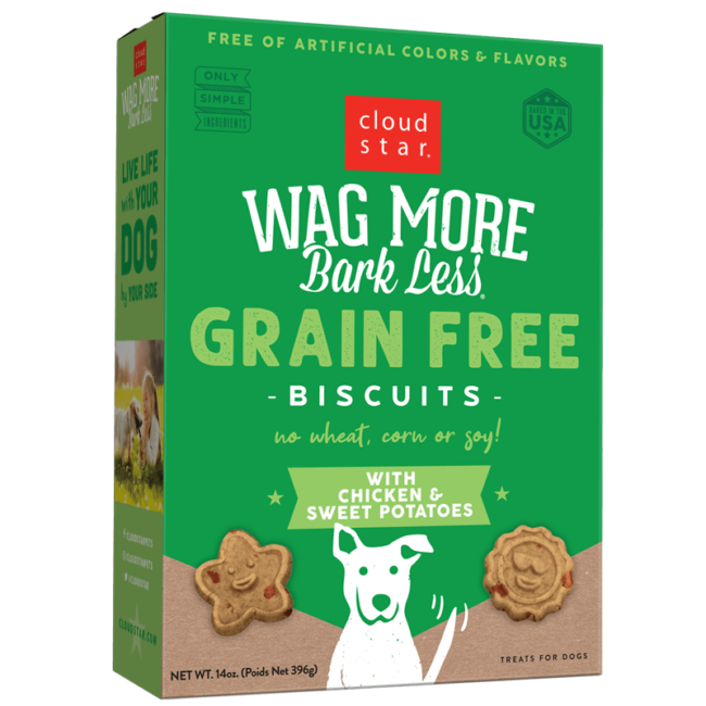 Wag More Grain-Free Biscuits Chicken & Sweet Potato 14 oz