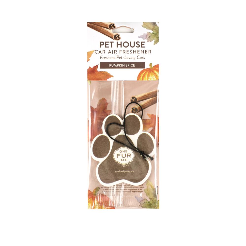 One Fur All Pet House Car Freshener Pumpkin Spice