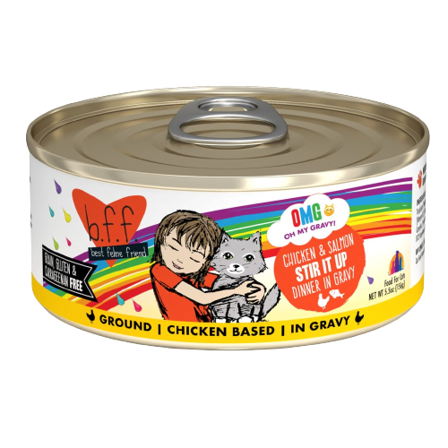 Weruva BFF OMG Chicken & Salmon Stir it Up