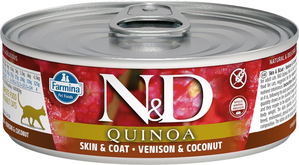 Farmina Cat Quinoa Skin & Coat Venison & Coconut