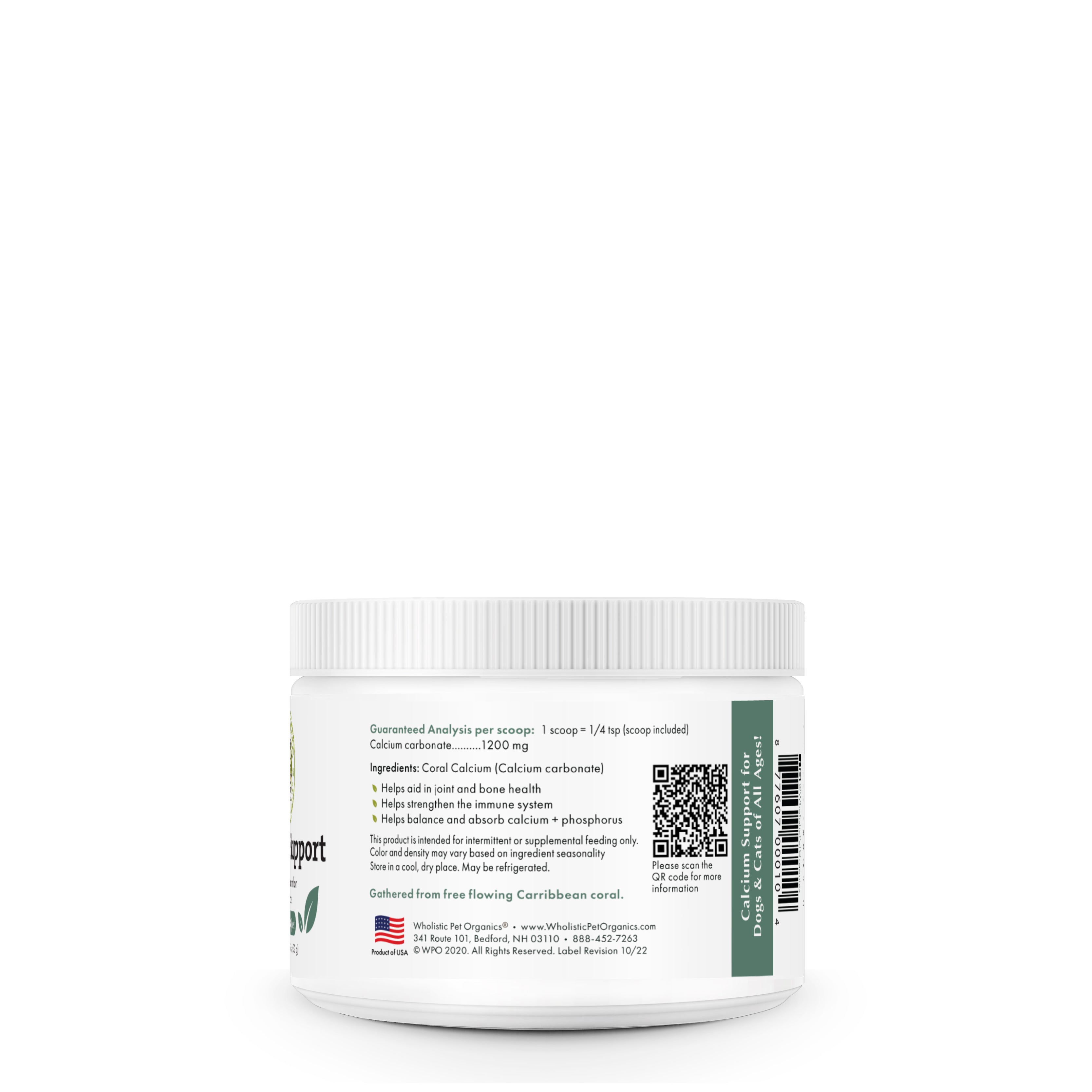 Wholistic Pet Organics Calcium Support