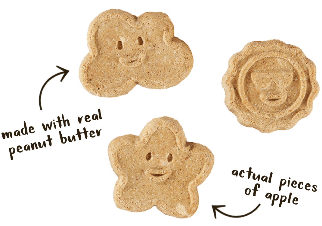 Wag More Grain-Free Biscuits Peanut Butter & Apples