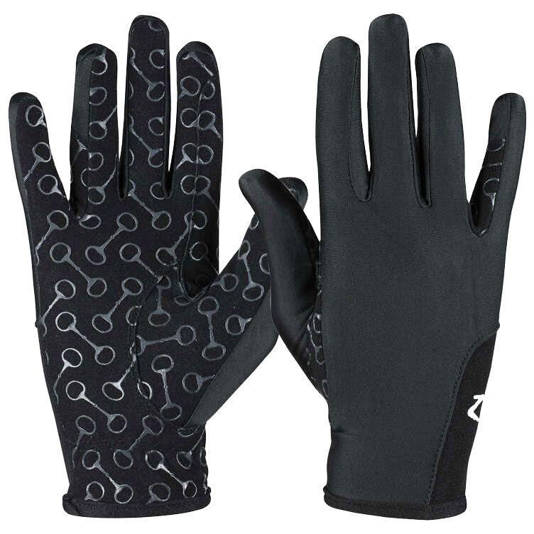 Horze Kid's Riding Gloves With Silicone Palm Print