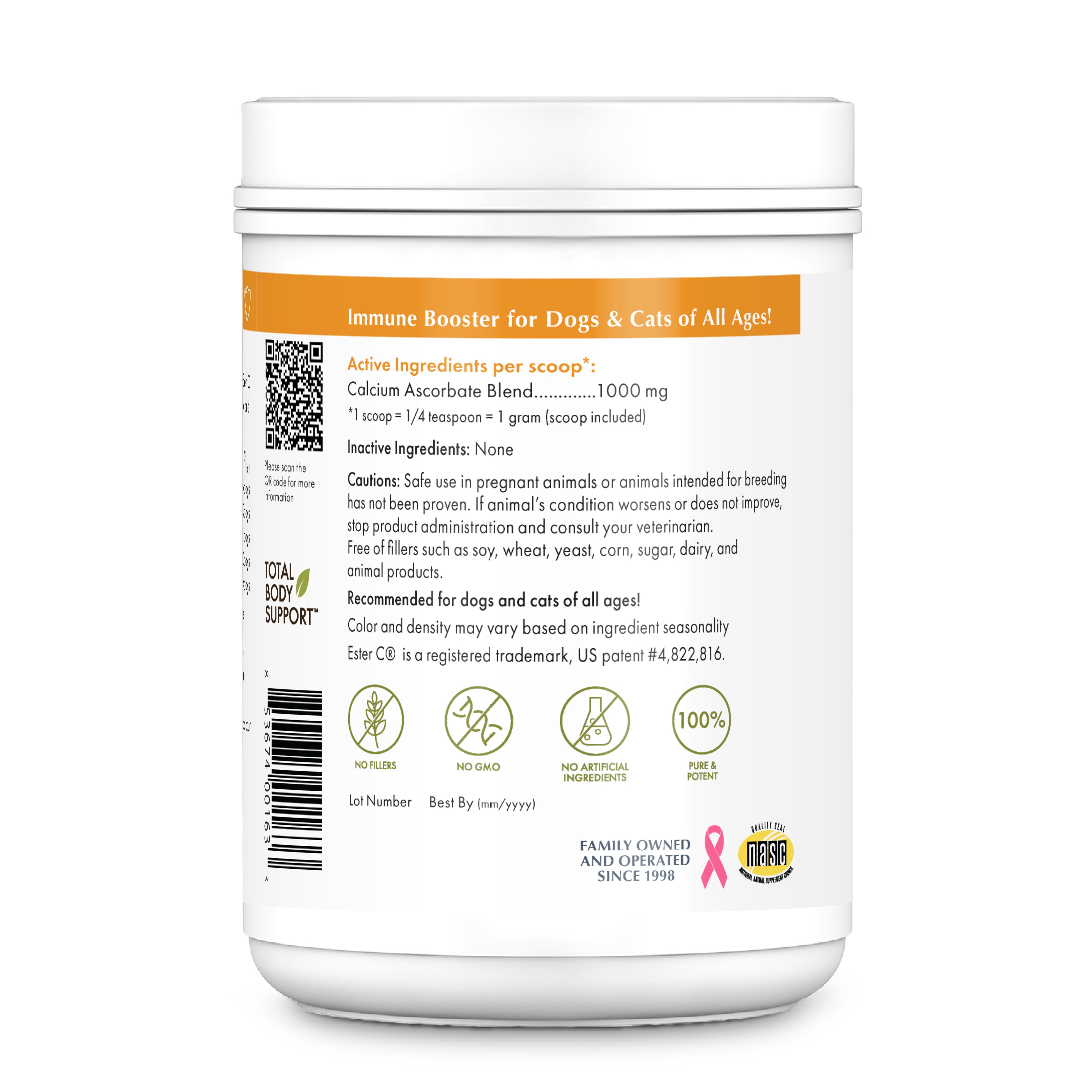 Wholistic Pet Organics Ester C