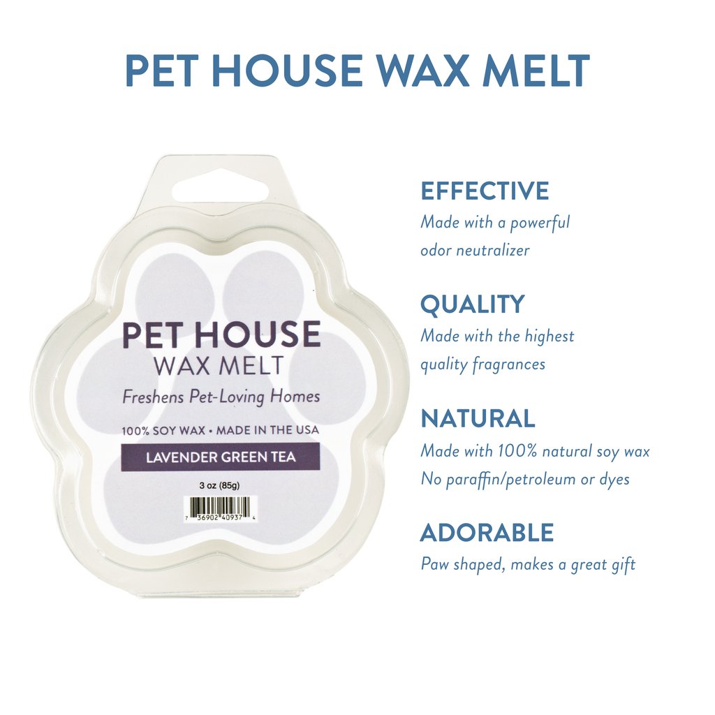 One Fur All Pet House Wax Melt - Lavender Green Tea