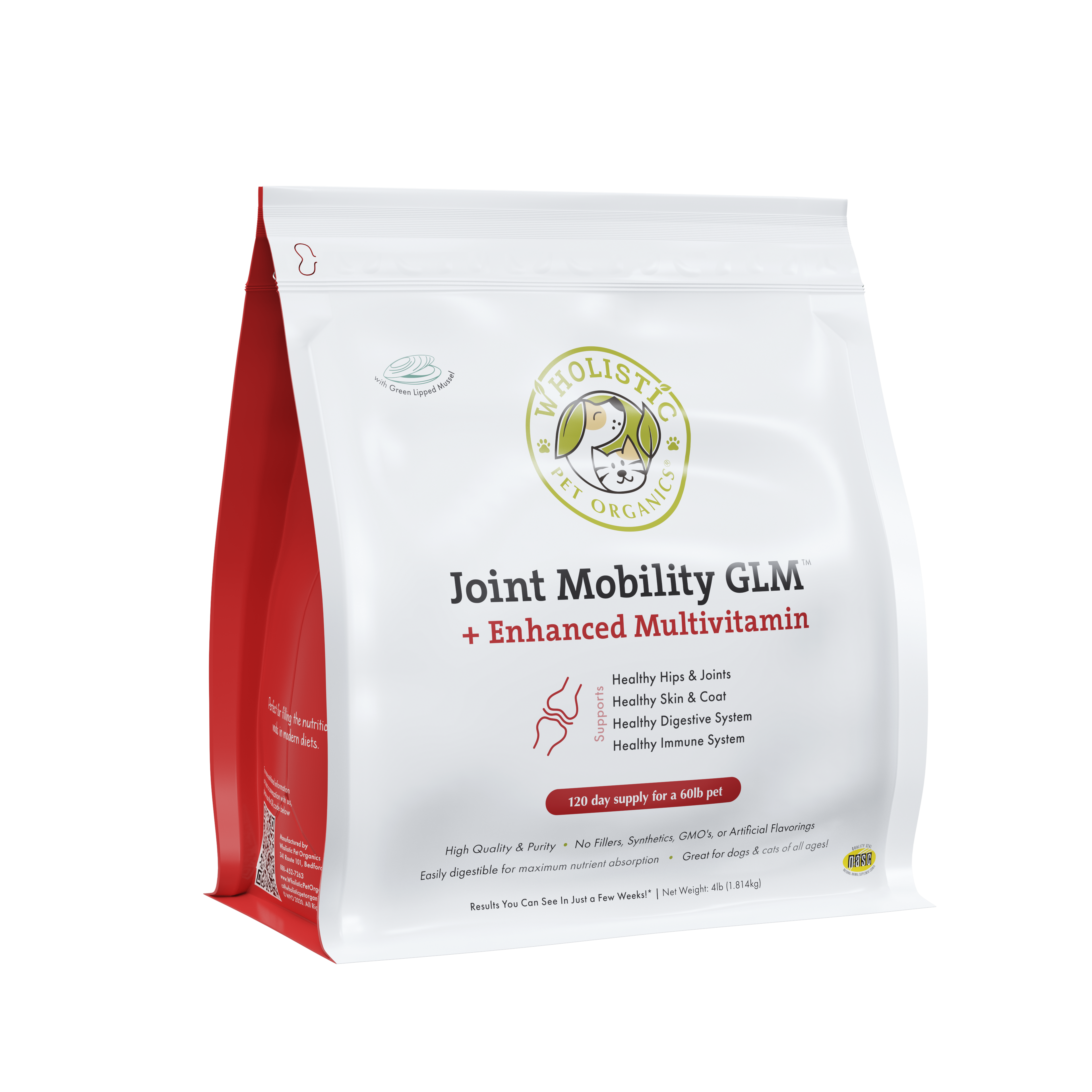 Wholistic Pet Organics Joint Mobility GLM
