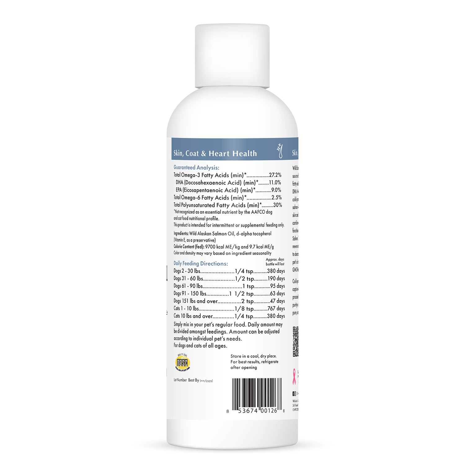 Wholistic Pet Organics Wild Salmon Oil