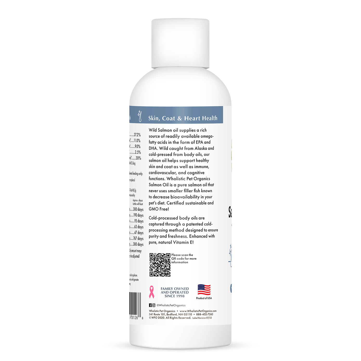 Wholistic Pet Organics Wild Salmon Oil