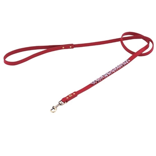 Dosha Dog Rose Quartz & Rhodonite mini leash XS