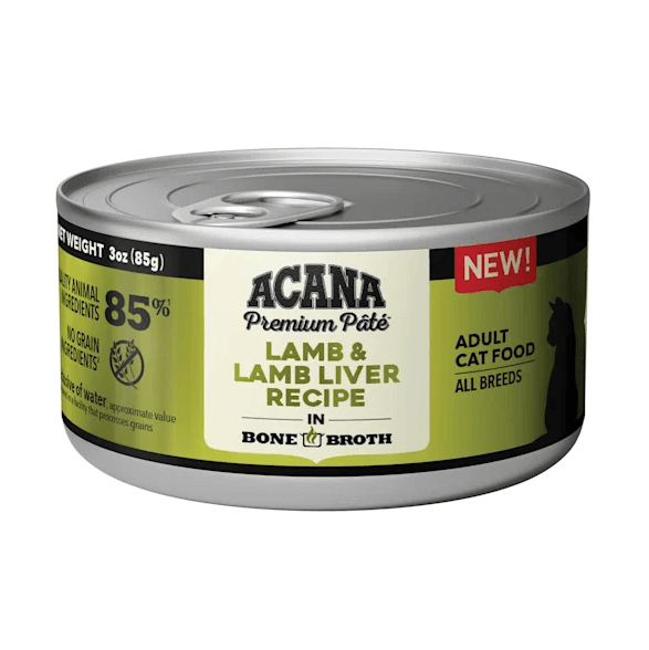 Acana Cat Premium Pate Lamb & Lamb Liver in Bone Broth
