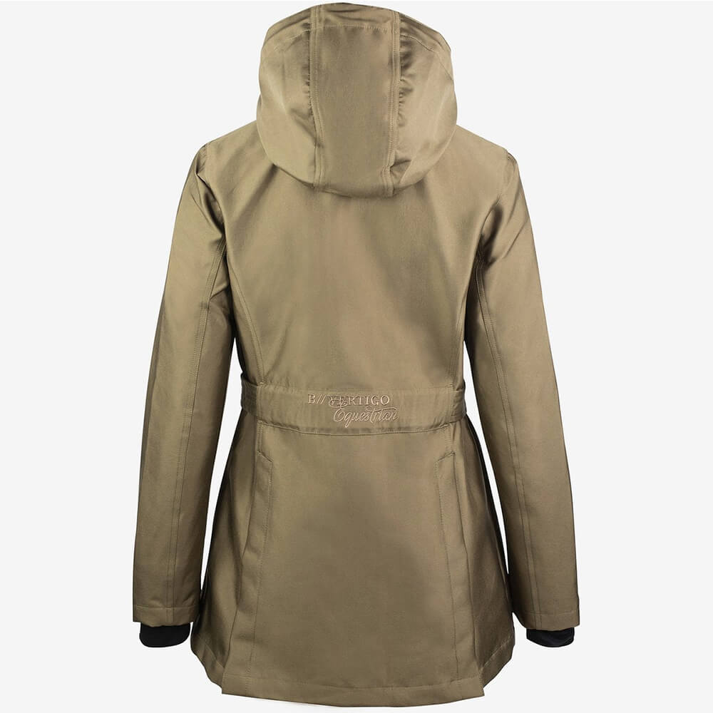 B Vertigo Women's Abigail Jacket breen brown back