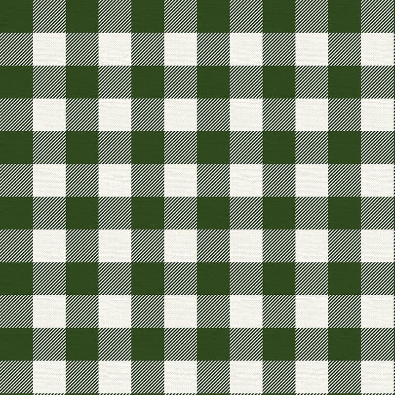 Bibby Bubby Bandana - Green Buffalo Check