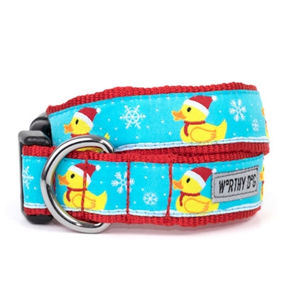 The Worthy Dog Collar Santa Duck