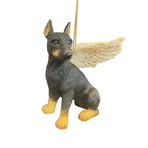 Christmas Guardian Angel- Doberman