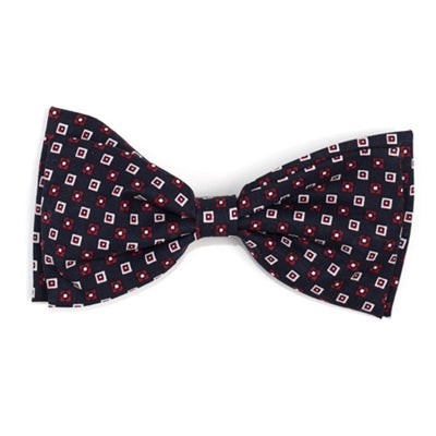 The Worthy Dog Foulard Navy Bow Tie