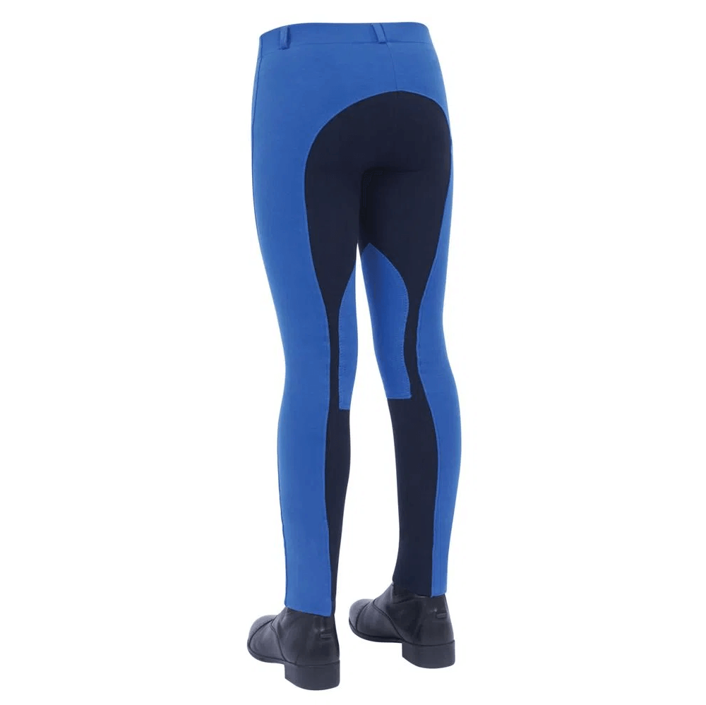 Dublin Childs Supa-Fit Euro Seat Pull On Stirrup Jodphurs Blue/Navy back