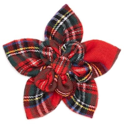 The Worthy Dog Flower Red Plaid III