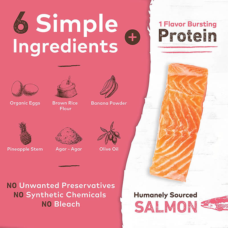 Earth Animal No-Hide Salmon Sticks