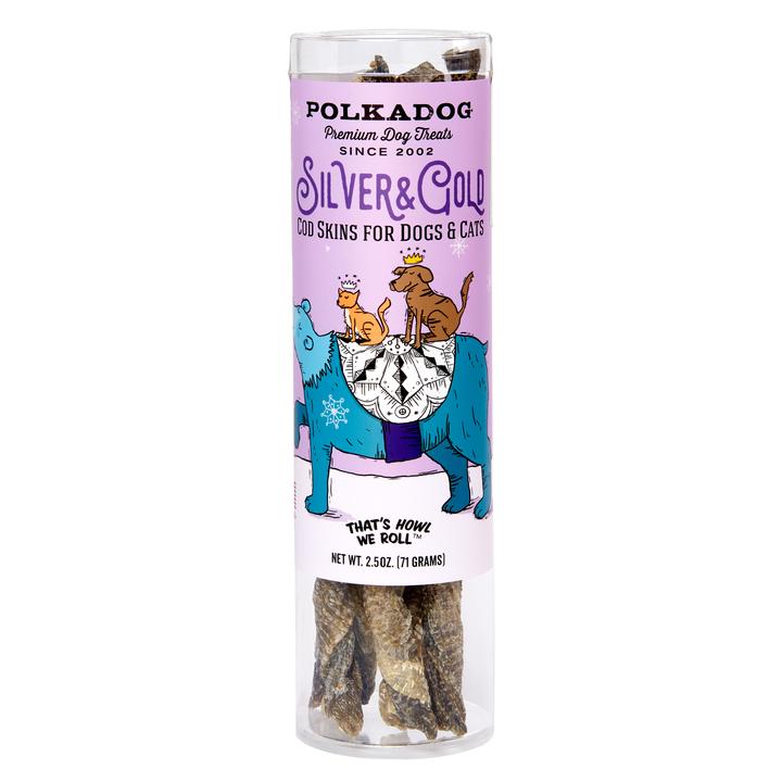 Polka Dog Silver & Gold Dog & Cat Treats