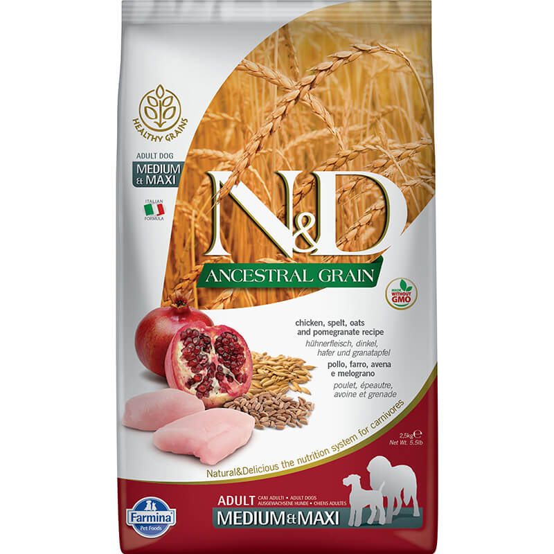 Farmina N&D Ancestral Grain Chicken & Pomegranate Adult