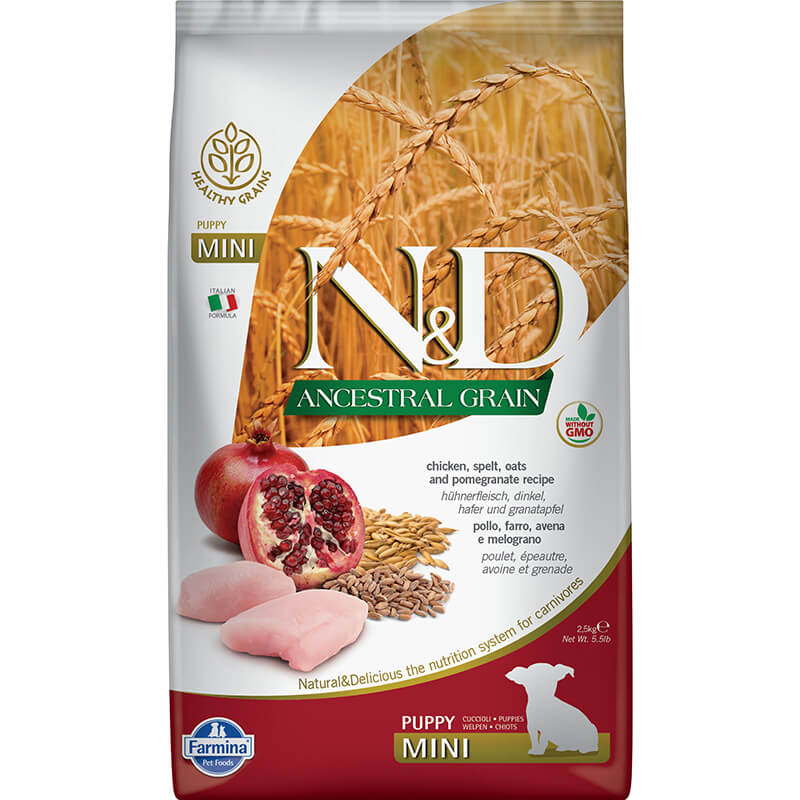 Farmina N&D Ancestral Grain Chicken & Pomegranate PUPPY