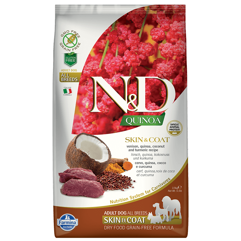 Farmina N&D Quinoa Skin & Coat Venison