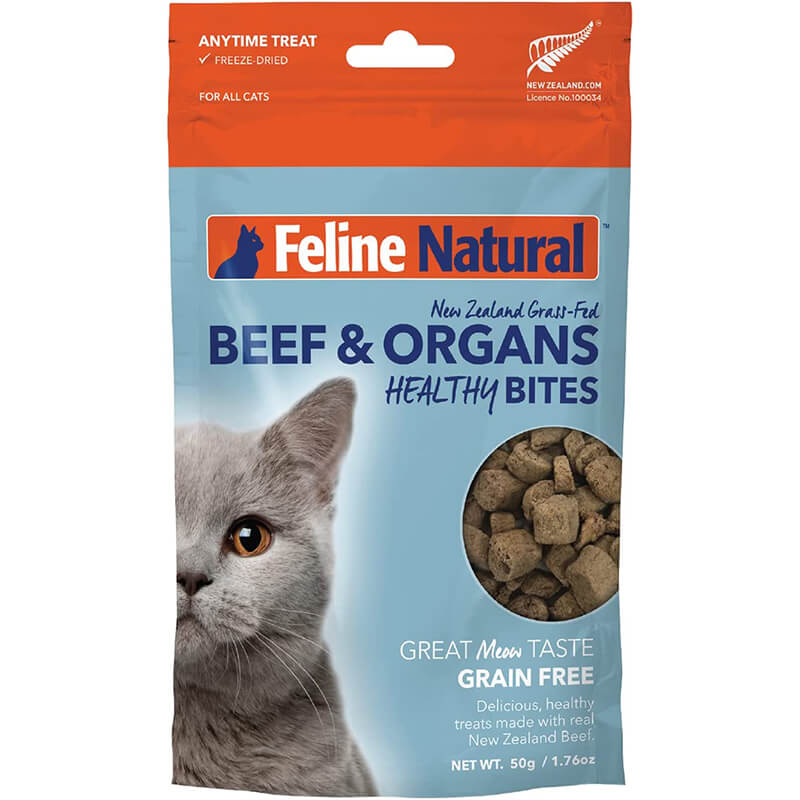 Feline Natural Healthy Bites New Zealand Grass-Fed Beef