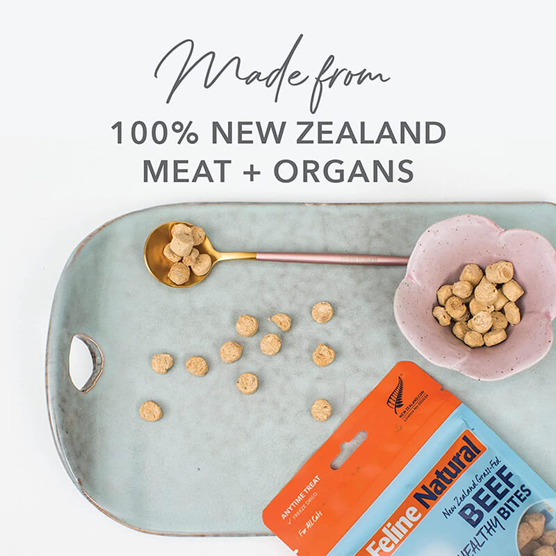 Feline Natural Healthy Bites New Zealand Grass-Fed Beef