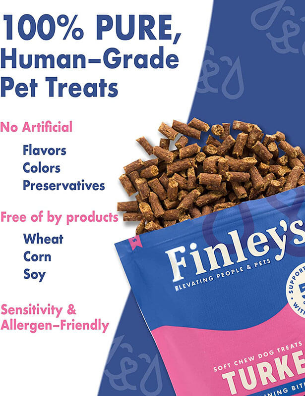 Finley's Soft Chew Training Bites Turkey