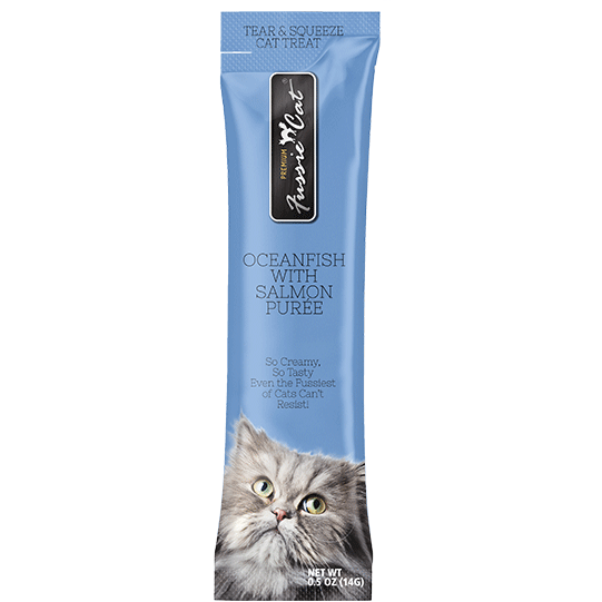 Fussie Cat Puree Lickable Treat Oceanfish & Salmon