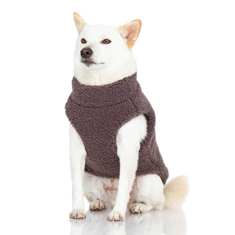 Gooby Zip Up Sherpa Vest