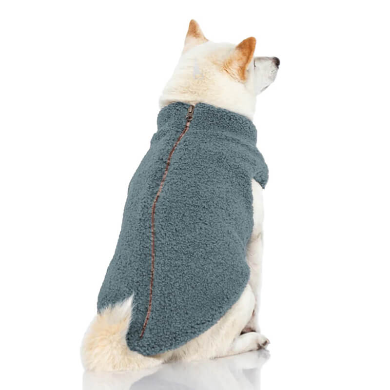 Gooby Zip Up Sherpa Vest